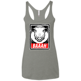 BAAAH Women's Triblend Racerback Tank