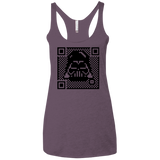 QR vader Women's Triblend Racerback Tank