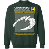CYLON RAIDER SERVICE & REPAIR MANUAL Crewneck Sweatshirt
