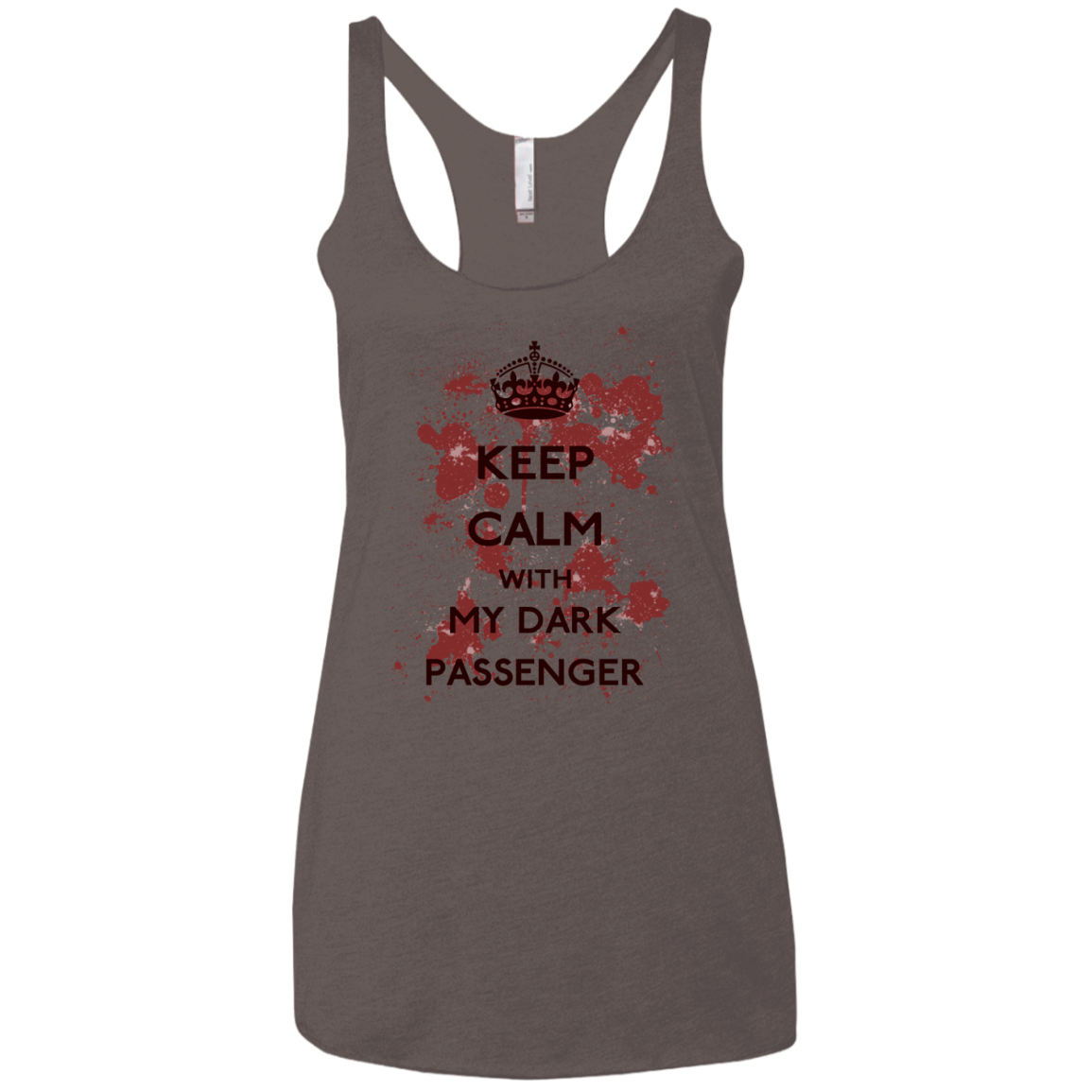 Keep passenger Women's Triblend Racerback Tank