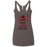 Keep passenger Women's Triblend Racerback Tank