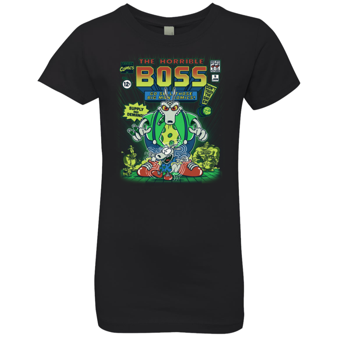 The Horrible Boss Girls Premium T-Shirt