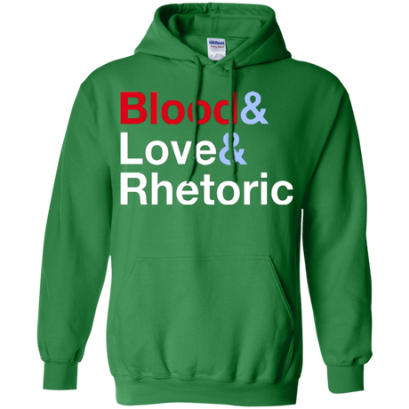 Blood Love Rhetoric Pullover Hoodie