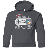 Evolve Today! Play More SNES Youth Hoodie