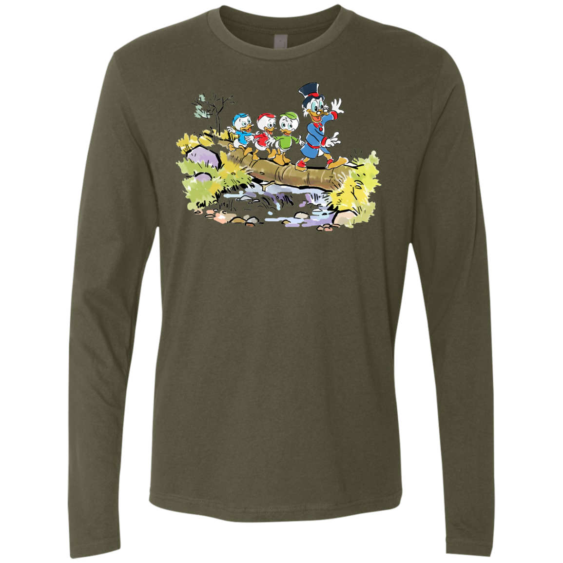 Duck Tails Men's Premium Long Sleeve