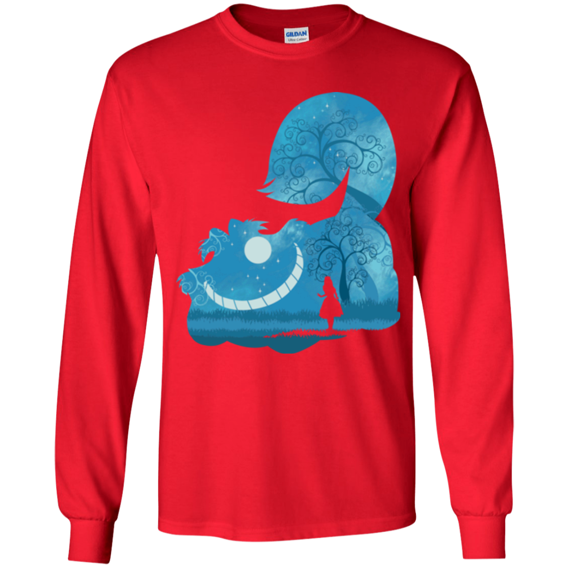 Cheshire Portrait Youth Long Sleeve T-Shirt