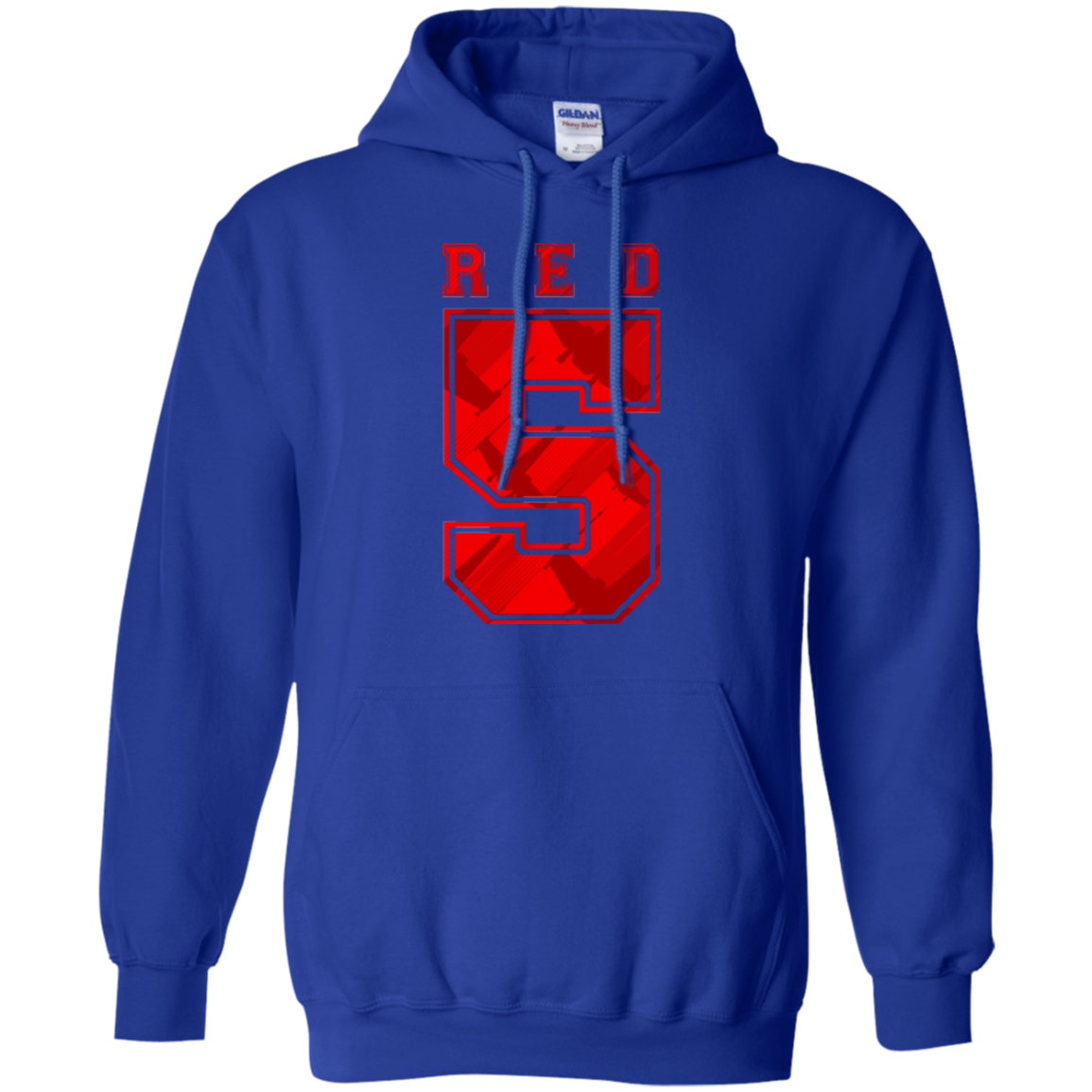 Red 5 Pullover Hoodie