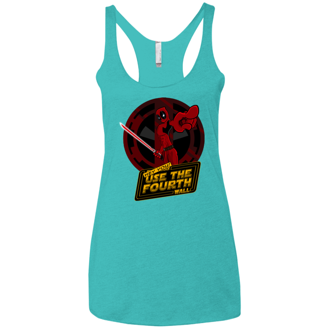 Use The Fourth Wall Women's Triblend Racerback Tank