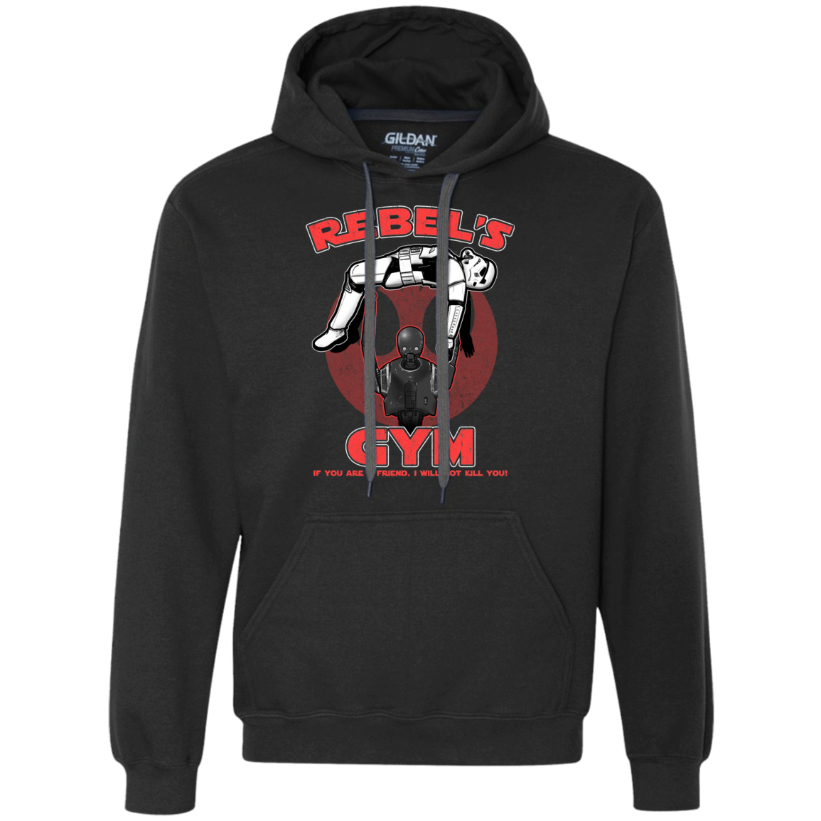 Rebel's Gym Premium Fleece Hoodie