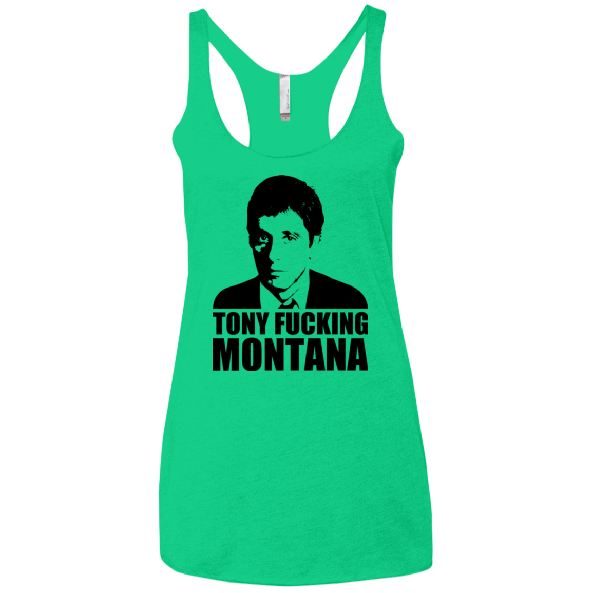 Tony Fucking Montana Women's Triblend Racerback Tank