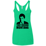 Tony Fucking Montana Women's Triblend Racerback Tank