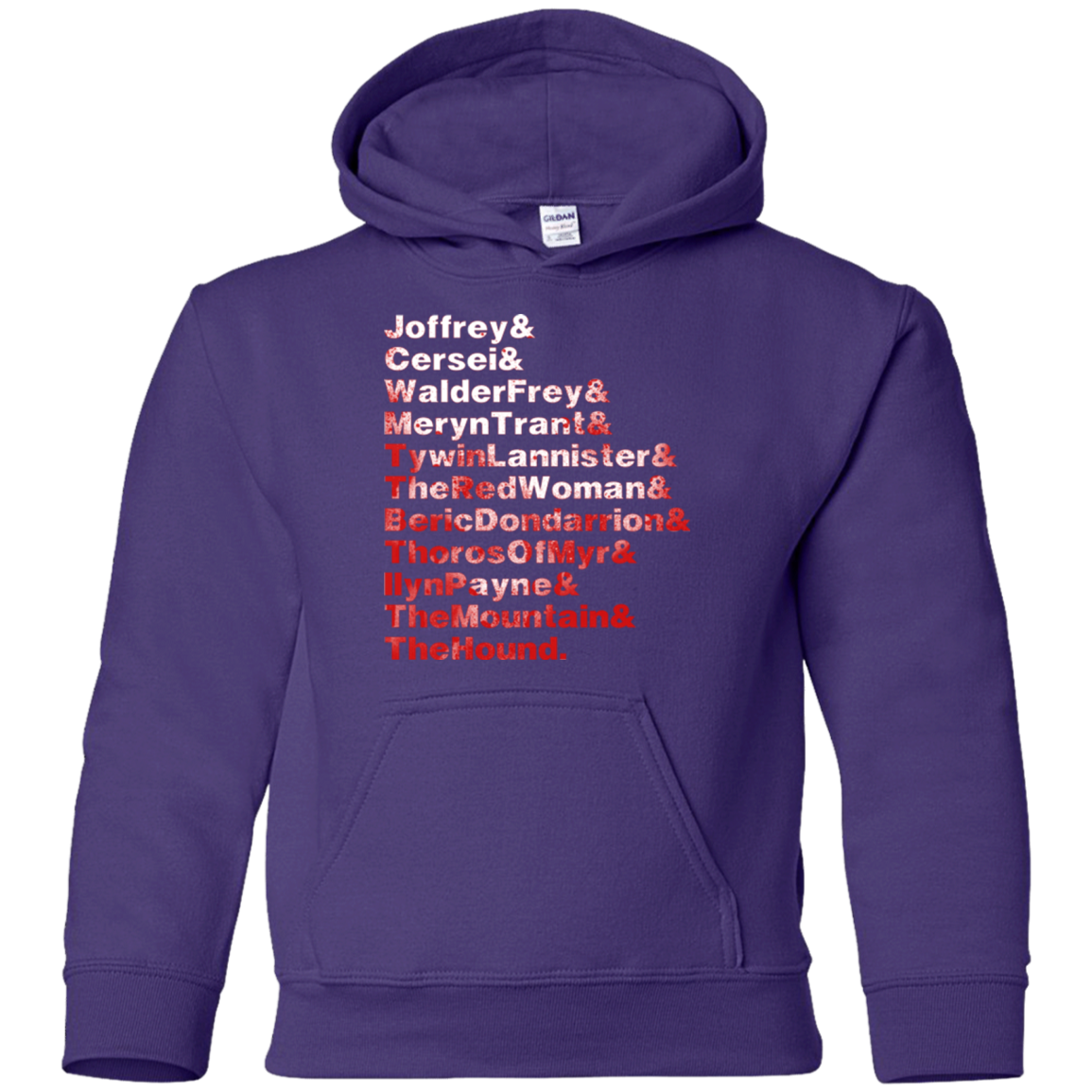 Aryas Kill List Youth Hoodie