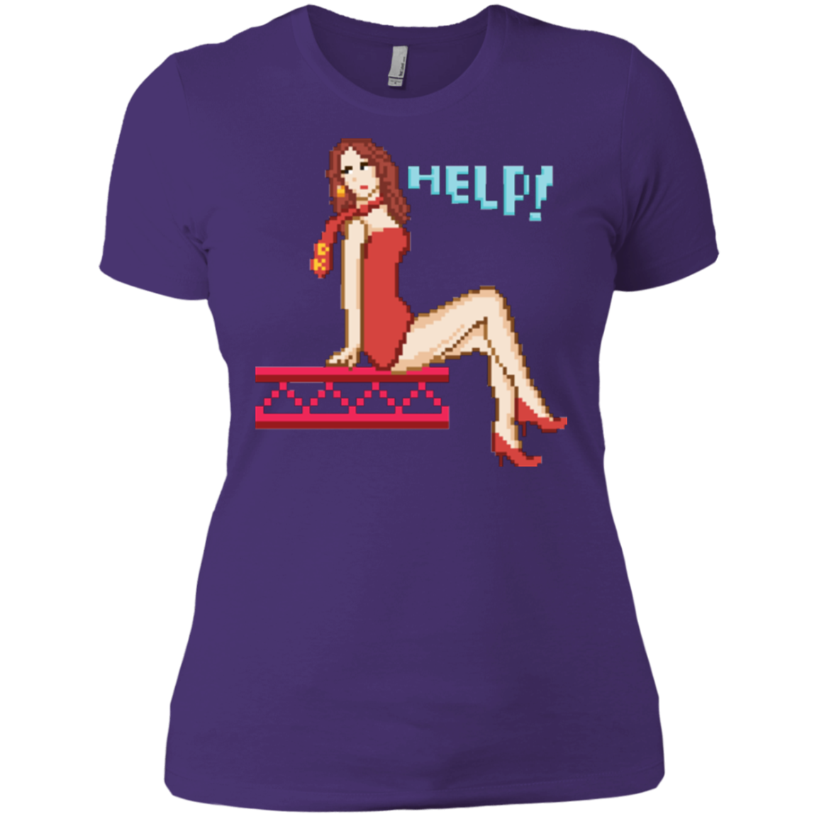 Pixel Pinup Pauline Women's Premium T-Shirt