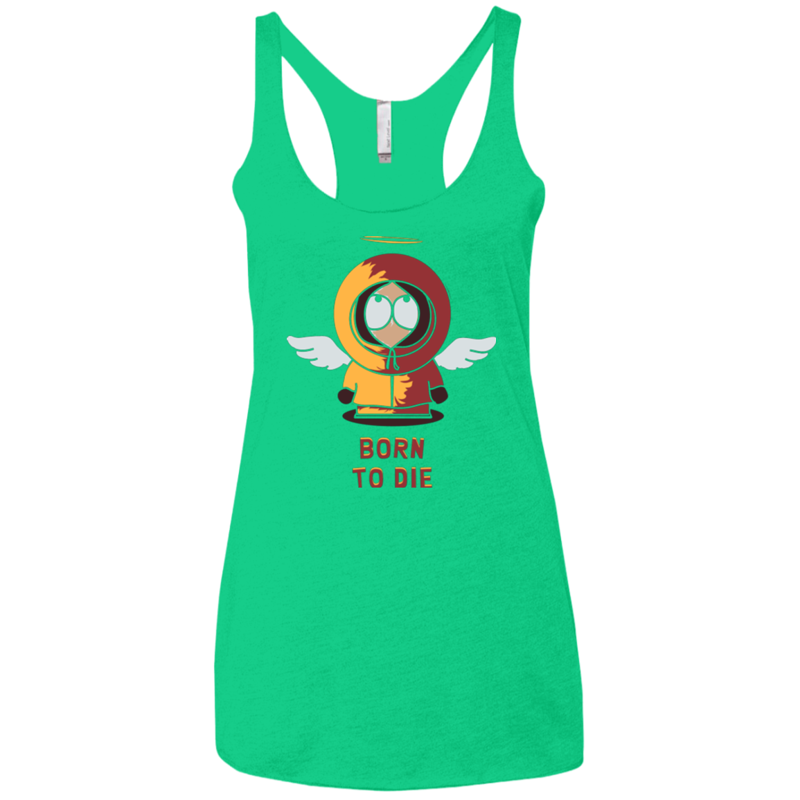 BORN TO DIE Women's Triblend Racerback Tank