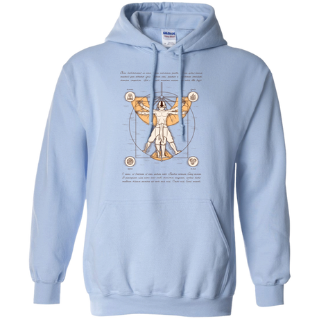 Vitruvian Aang (1) Pullover Hoodie