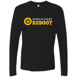 When In Doubt Reboot Men's Premium Long Sleeve
