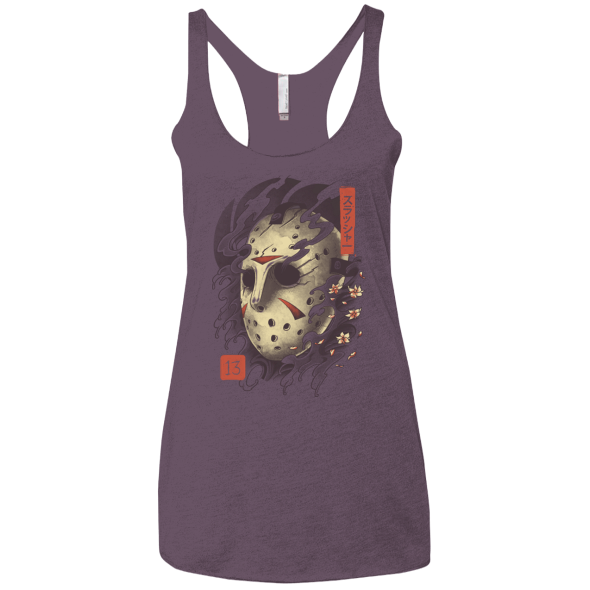 Oni Jason Mask Women's Triblend Racerback Tank
