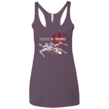 T-65 X-Wing Women's Triblend Racerback Tank