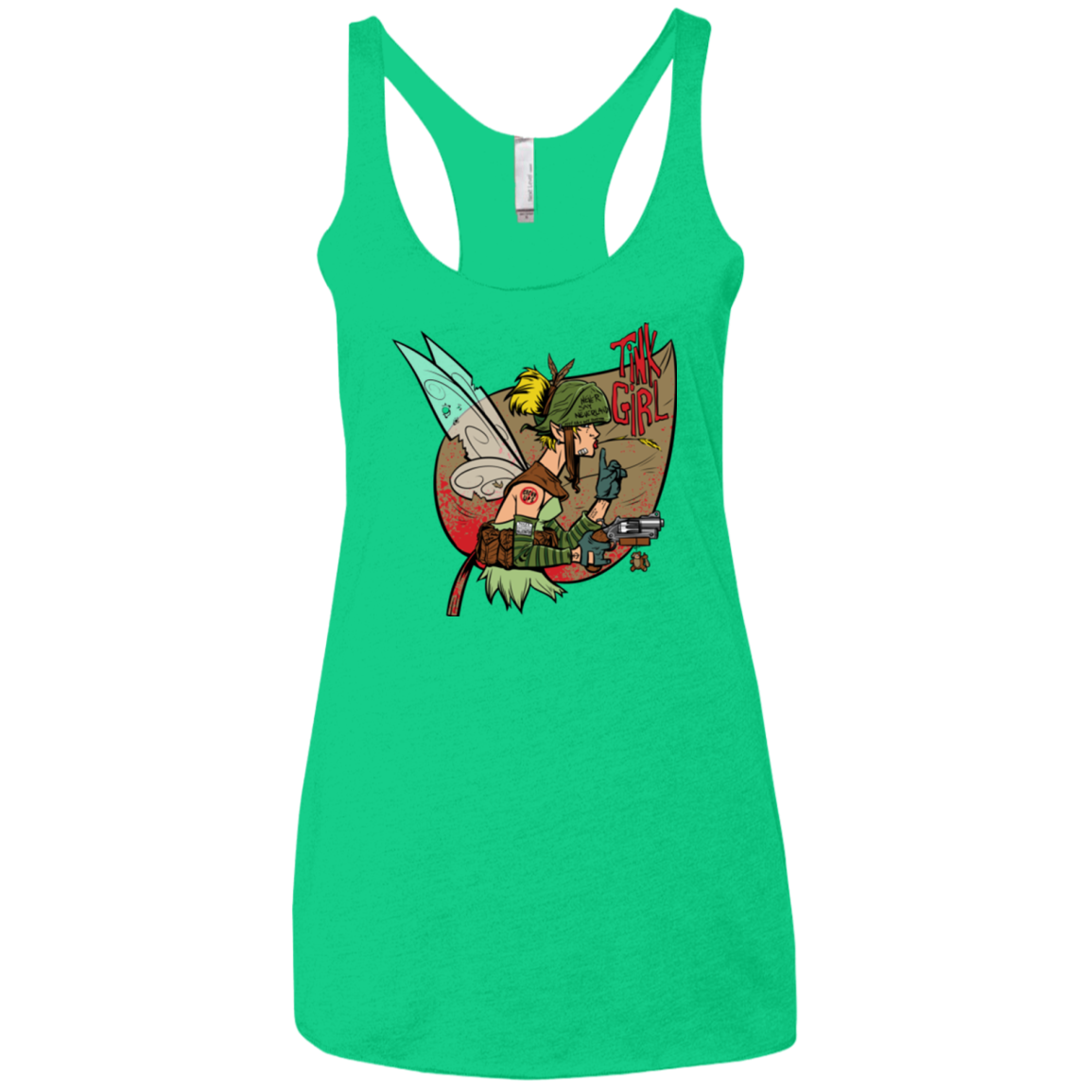 Tink Girl Women's Triblend Racerback Tank