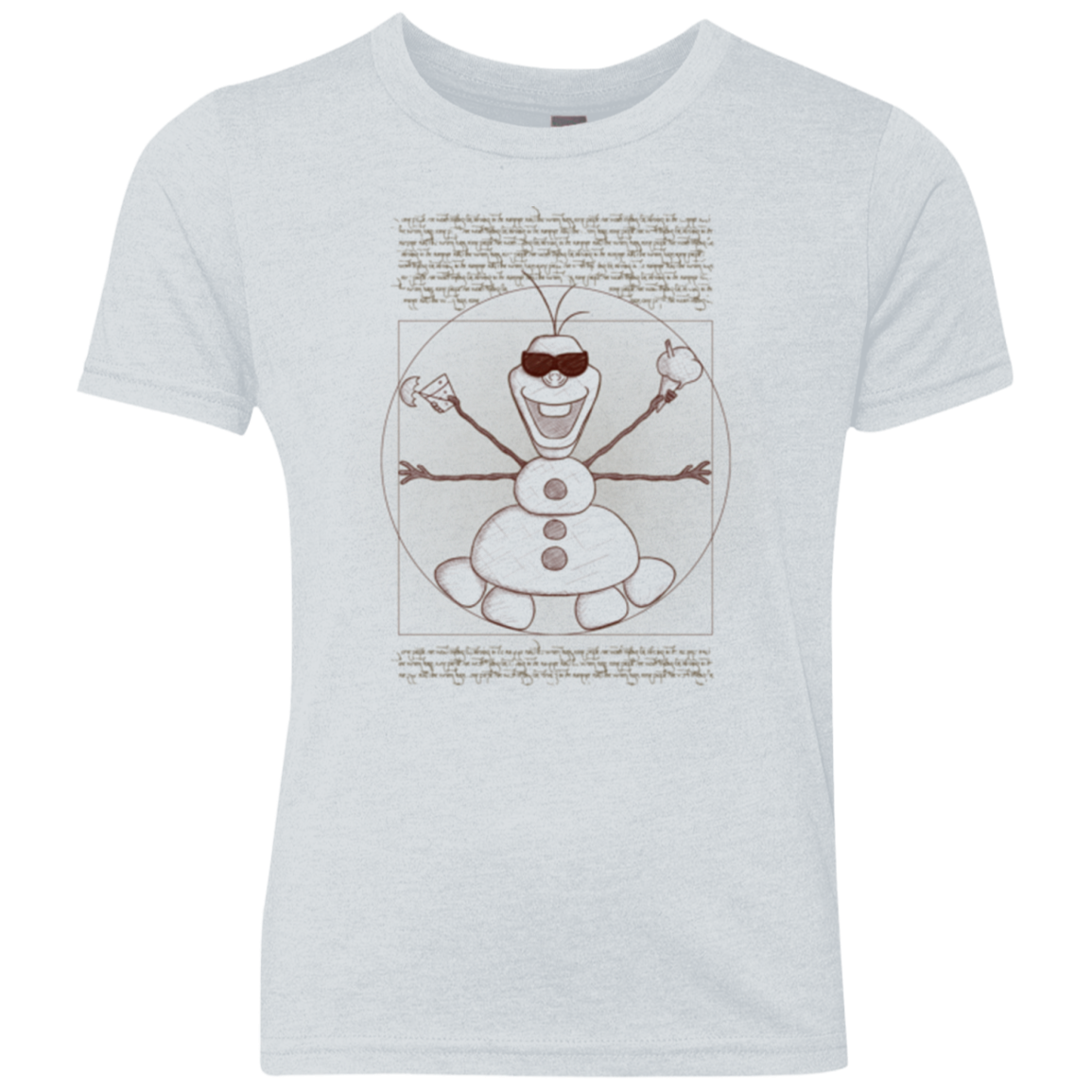 Vitruvian Summer Youth Triblend T-Shirt