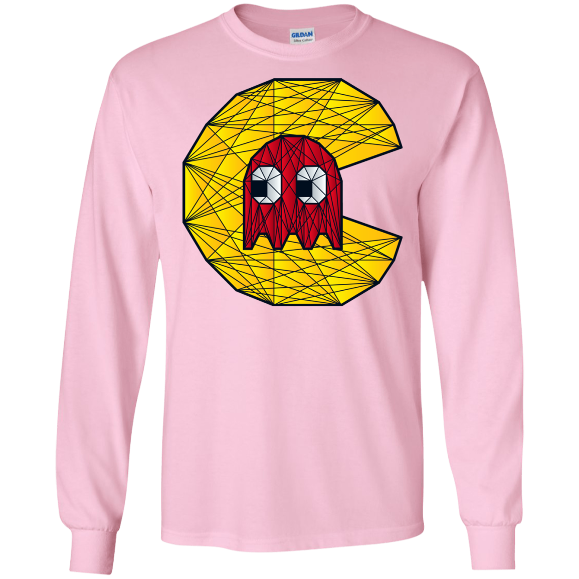 Poly Pac Man Men's Long Sleeve T-Shirt