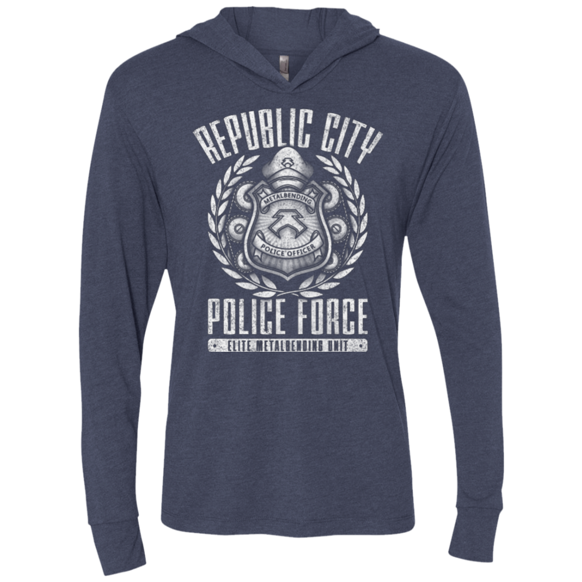 Metal is Enduring Triblend Long Sleeve Hoodie Tee