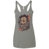 Oni Leather Mask Women's Triblend Racerback Tank