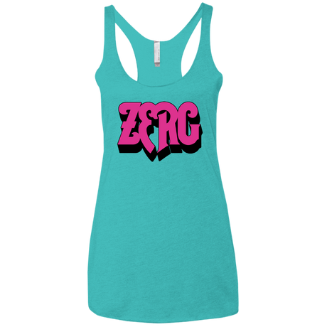 Zerg Rush Women's Triblend Racerback Tank