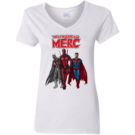 The Walking Merc Women's V-Neck T-Shirt