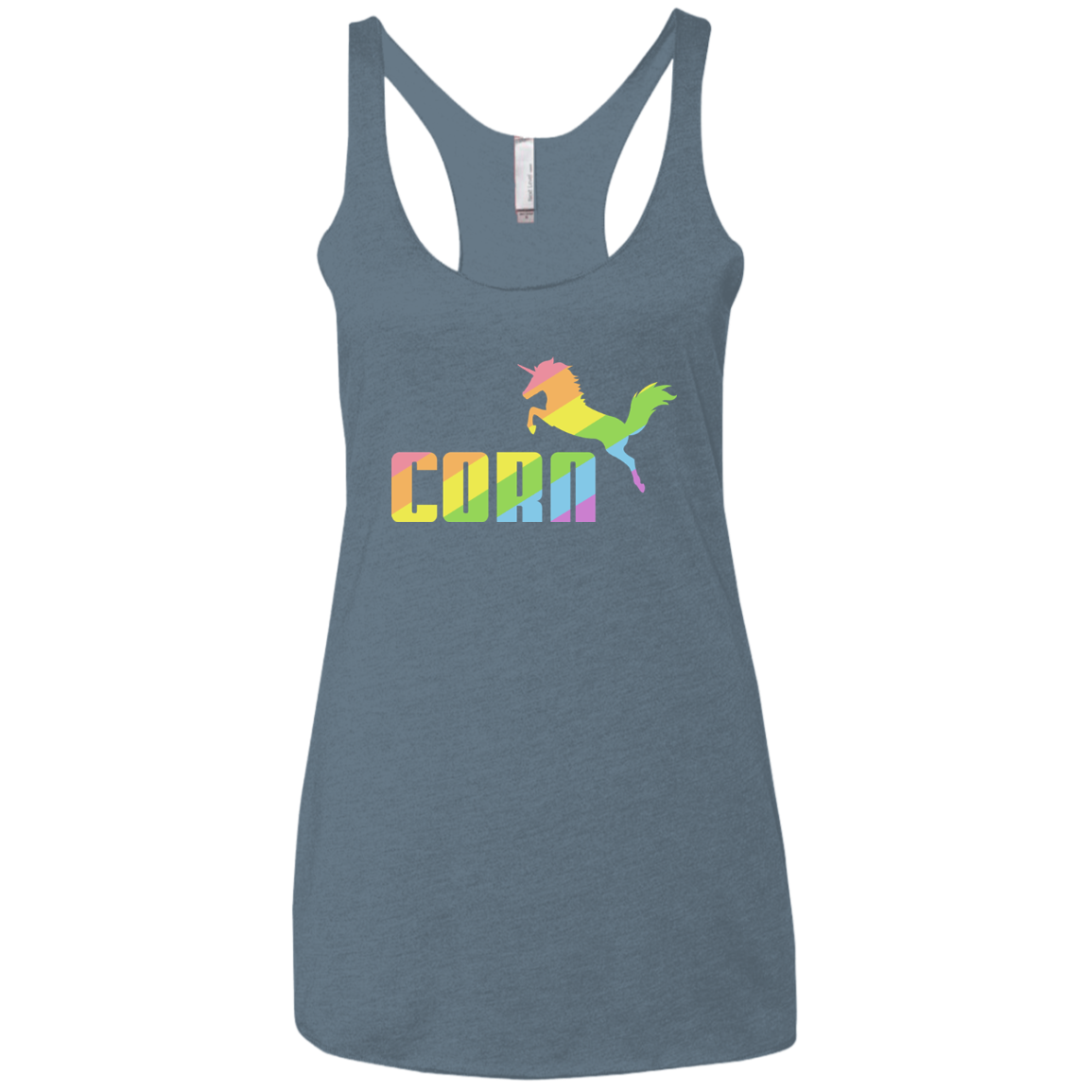 Corn Women's Triblend Racerback Tank
