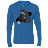 Darth Hero Sith Triblend Long Sleeve Hoodie Tee