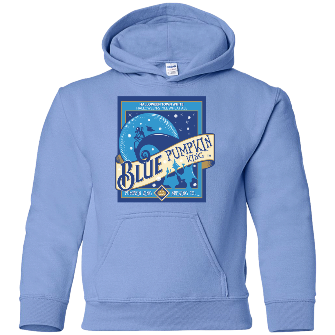 Blue Pumpkin King Youth Hoodie