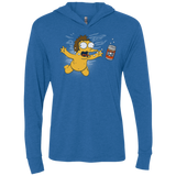 Duffmind Triblend Long Sleeve Hoodie Tee