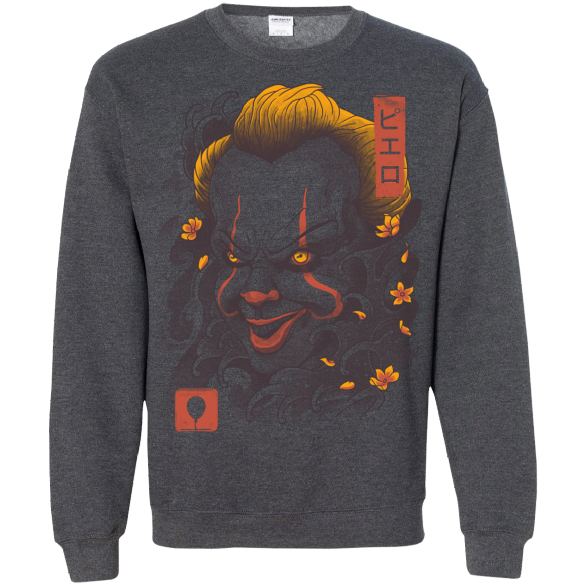 Oni Clown Mask Crewneck Sweatshirt