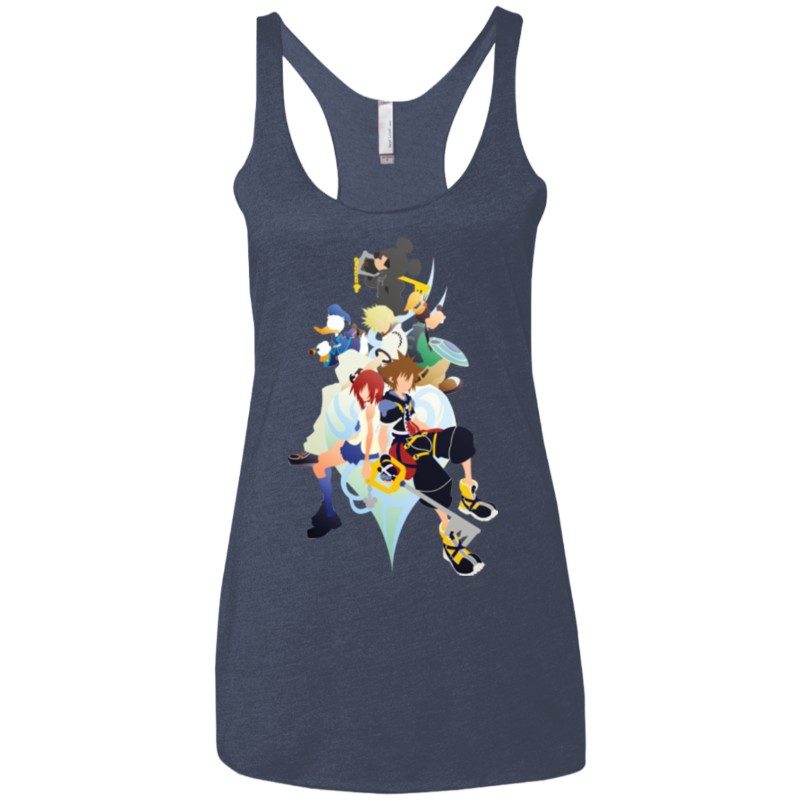 Kingdom Hearts Women's Triblend Racerback Tank