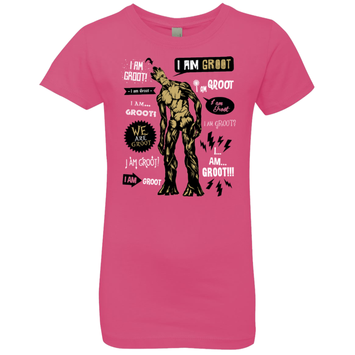 Groot Famous Quotes Girls Premium T-Shirt
