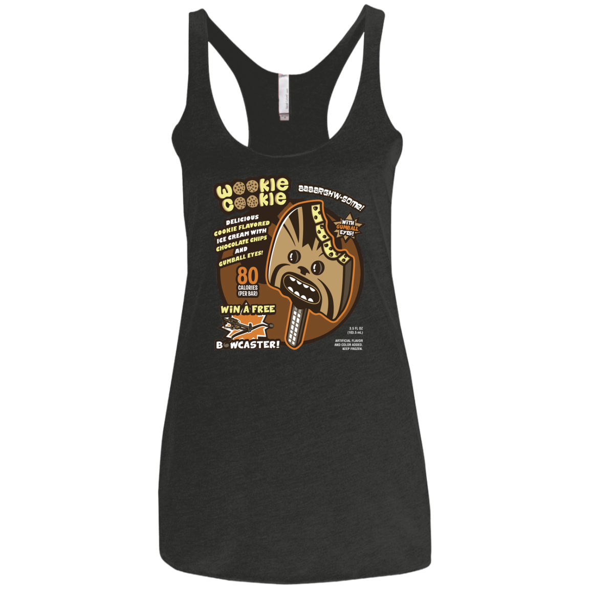 Wookie Cookie Women's Triblend Racerback Tank