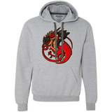 FIRE BLOOD AND TRAINING Premium Fleece Hoodie