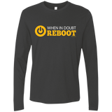 When In Doubt Reboot Men's Premium Long Sleeve