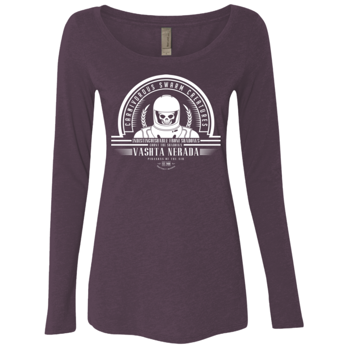 Who Villains Women's Triblend Long Sleeve Shirt