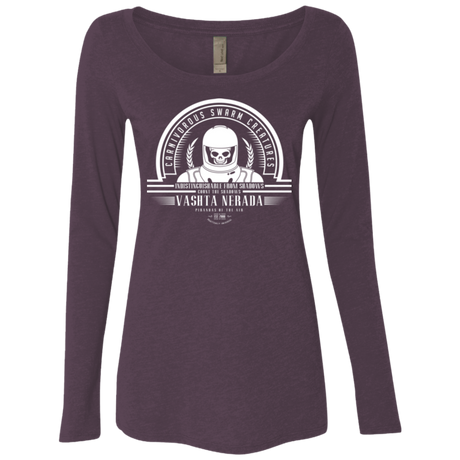 Who Villains Women's Triblend Long Sleeve Shirt