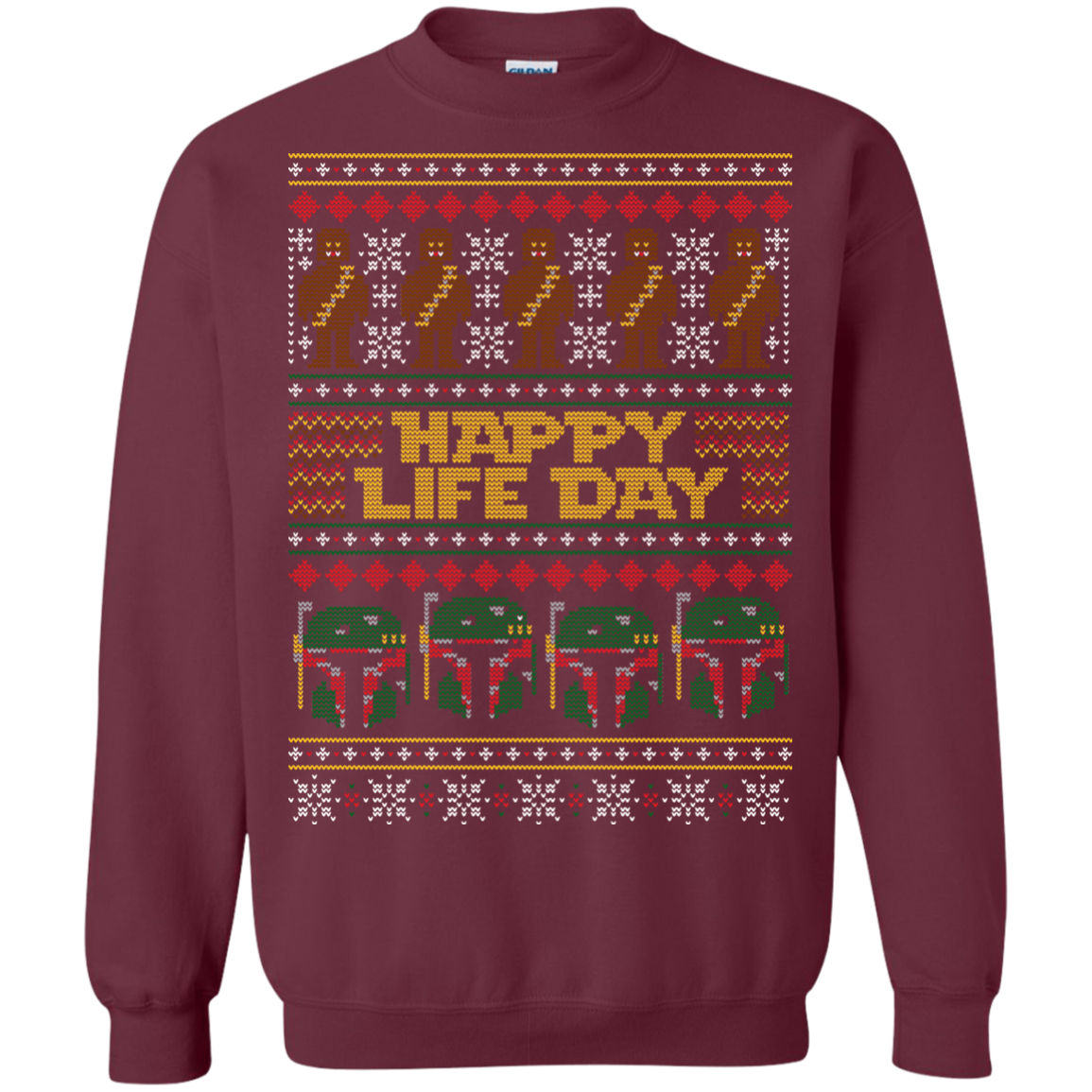 Happy Life Day Crewneck Sweatshirt