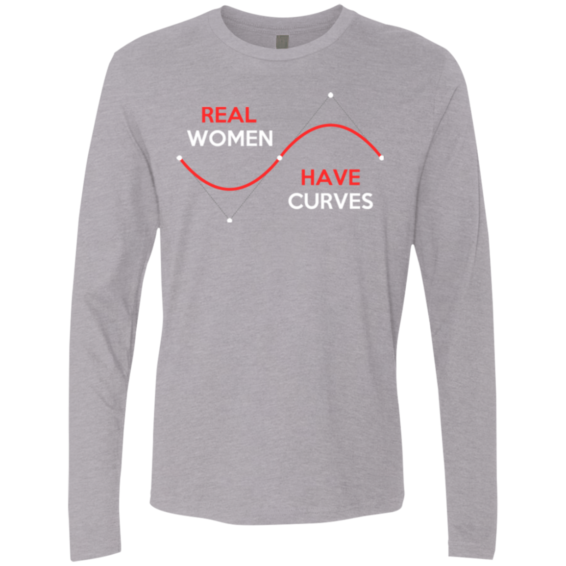 Real Women Men's Premium Long Sleeve