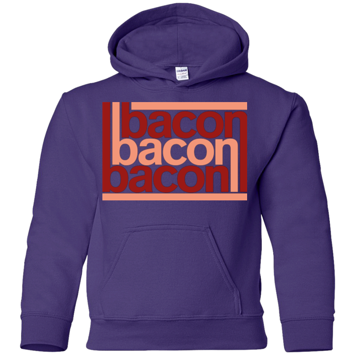 Bacon-Bacon-Bacon Youth Hoodie