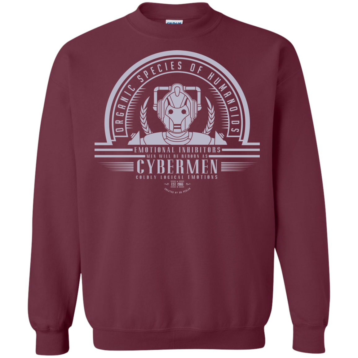 Who Villains Cybermen Crewneck Sweatshirt