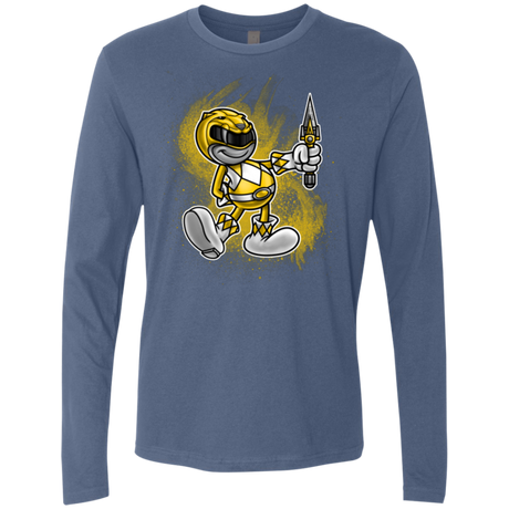 Yellow Ranger Artwork Men's Premium Long Sleeve