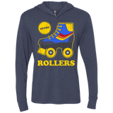 Retro rollers Triblend Long Sleeve Hoodie Tee
