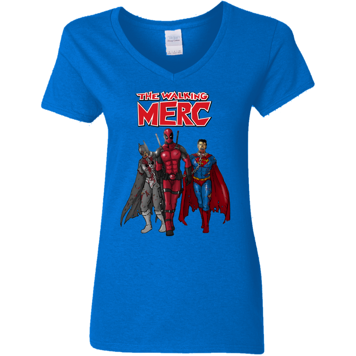 The Walking Merc Women's V-Neck T-Shirt