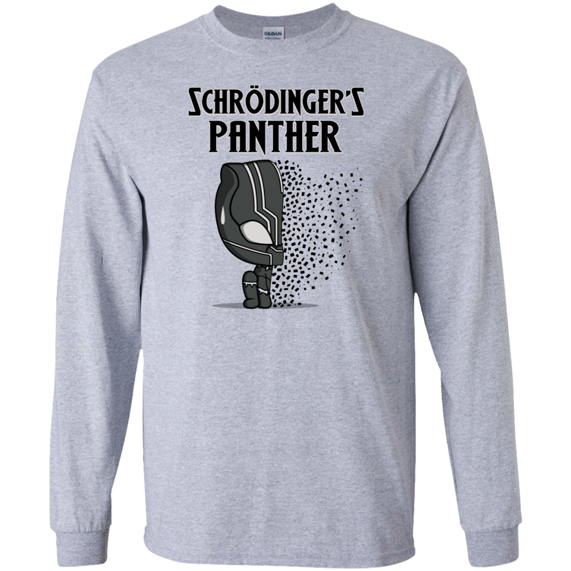 Schrodingers Panther Men's Long Sleeve T-Shirt