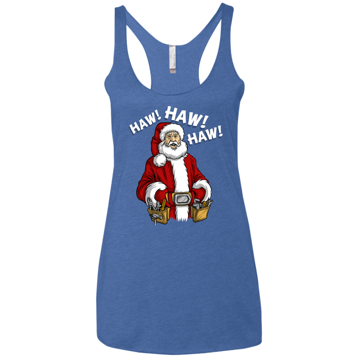 The Santa Clause tool man Taylor Women's Triblend Racerback Tank